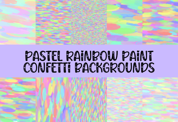 Download Pastel Confetti Paint Stroke Papers - Pastel confetti Collection