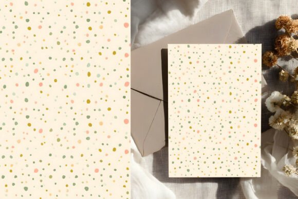 Download Pastel Confetti Dot Pattern Cream - Pastel confetti Collection