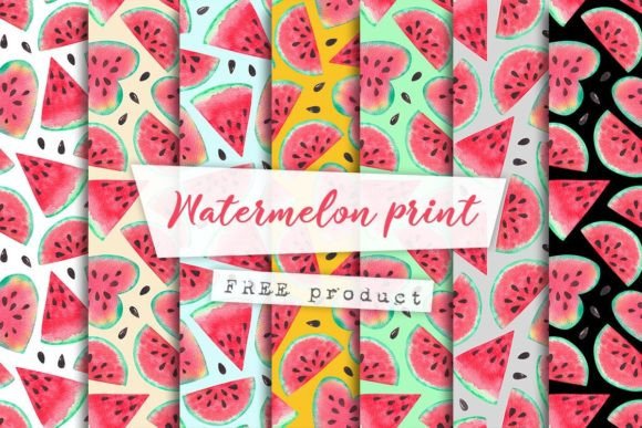 Download FREE Watermelon Seamless Pattern - Premium Resources